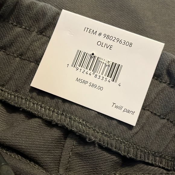 90’ Degree by Reflex Twill pants Olive - Picture 8 of 8